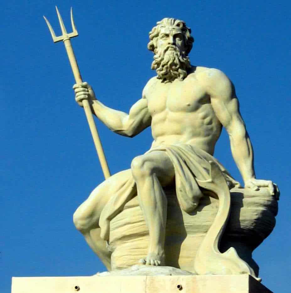 Deus grego antigo Poseidon