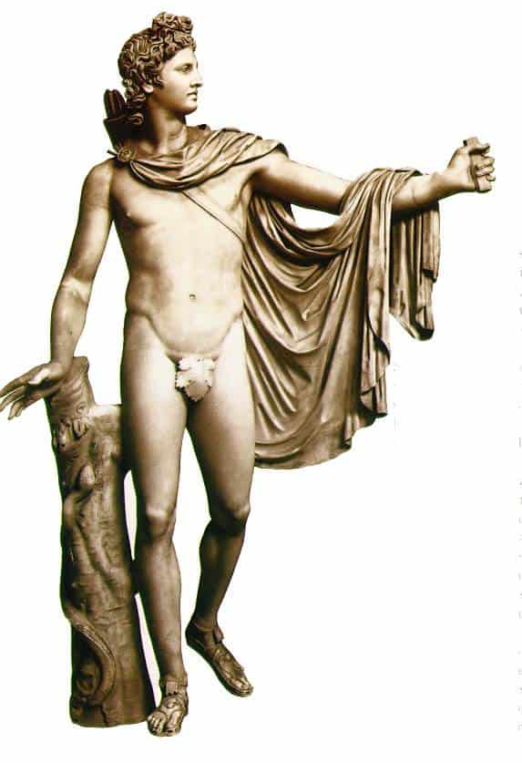Deus grego antigo Apolo