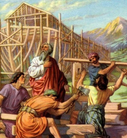 Epopéia de Gilgamesh: Utnapishtim leva sete dias para construir a arca
