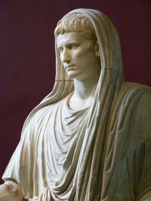 Augusto César como Pontifex Maximus